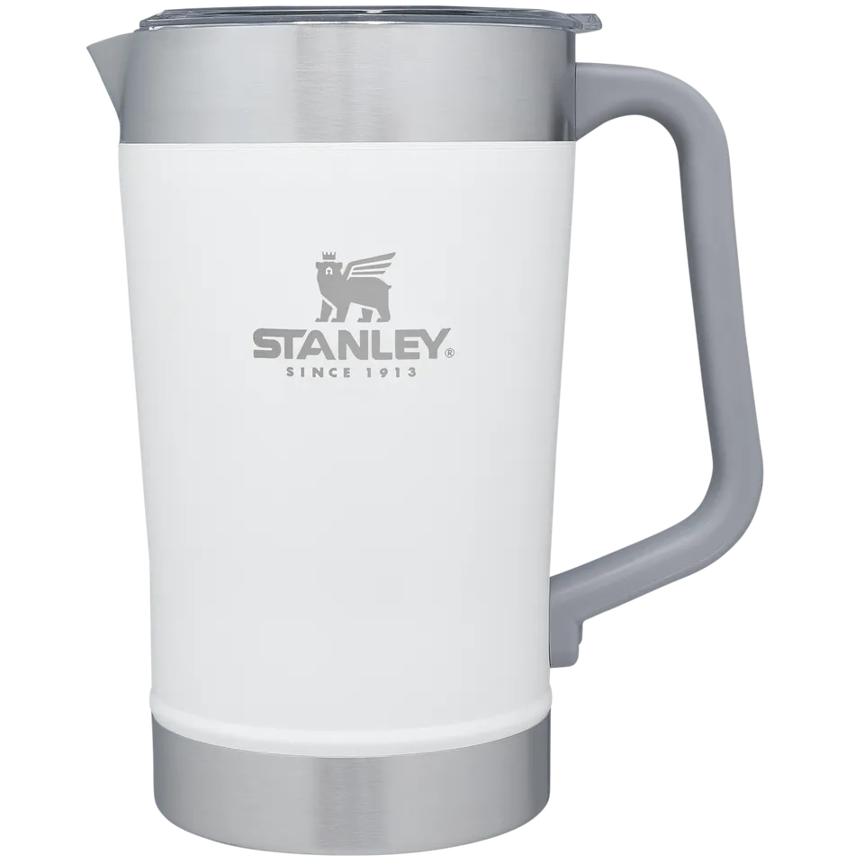 stanley-1913-classic-stay-chill-beer-pitcher-64-oz-stainless-steel-with-pour-thr image 1