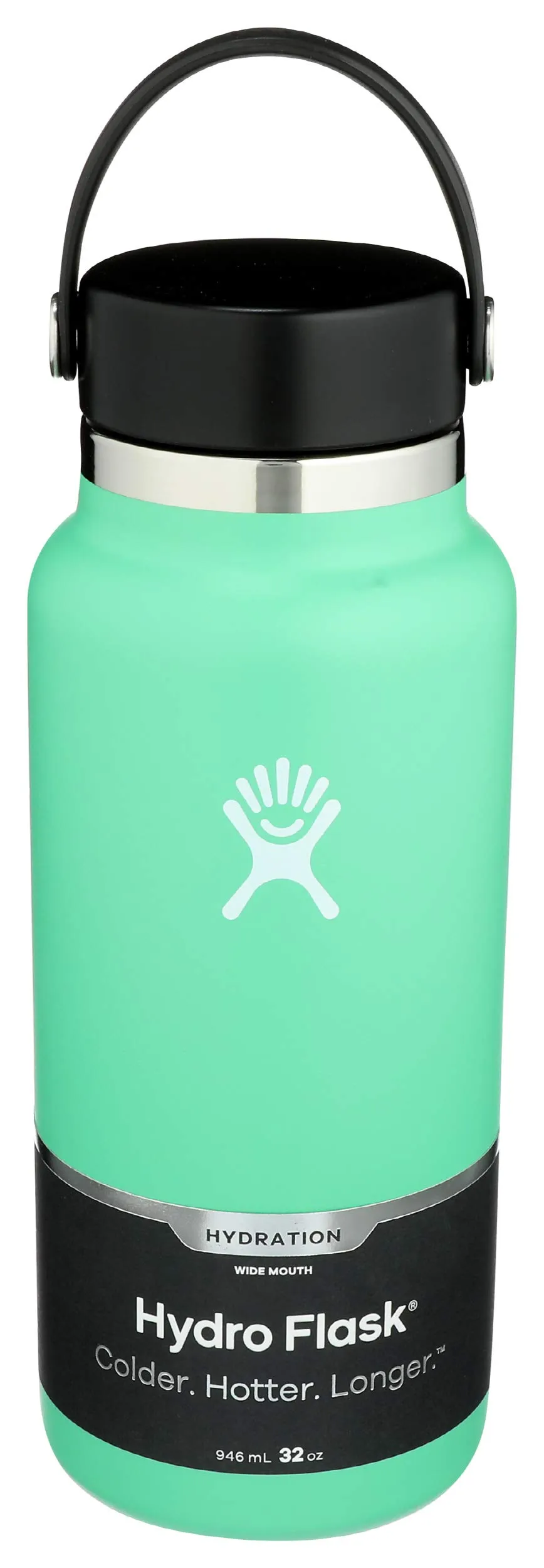 hydro-flask-wide-mouth-2-0-flex-cap-bottle-32-oz-spearmint-vacuum-insulated-stai image 1