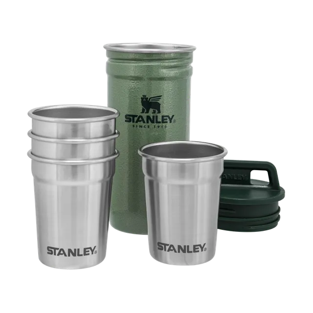 stanley-1913-adventure-nesting-shot-glass-set-4-pack-stainless-steel-travel-shot image 1