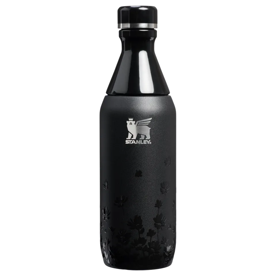 stanley-1913-x-jennie-all-day-slim-luxe-bottle-12-oz-dark-floral-silver-finish-i image 1