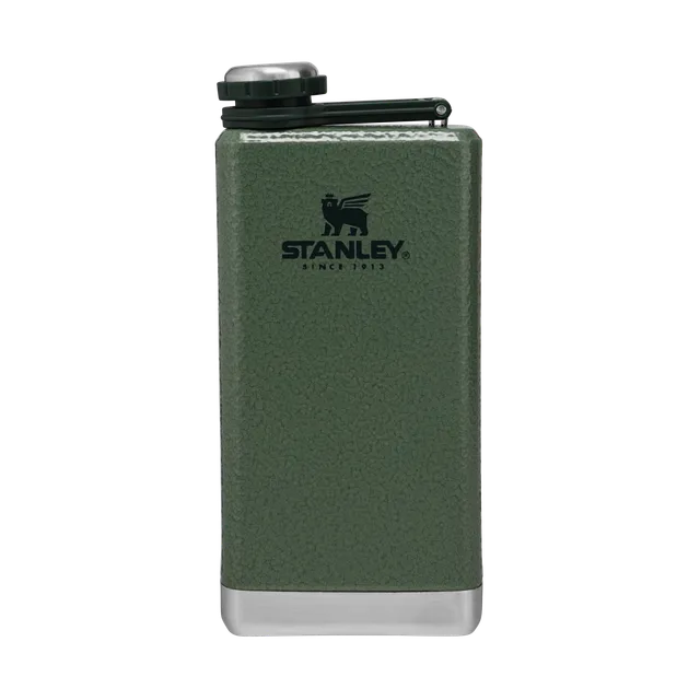 stanley-1913-adventure-pre-party-flask-8-oz-stainless-steel-pocket-flask-with-la image 1