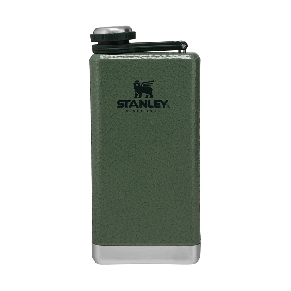 stanley-1913-adventure-pre-party-flask-8-oz-stainless-steel-pocket-flask-with-la image 1
