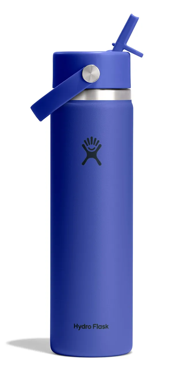 hydro-flask-wide-mouth-water-bottle-24-oz-with-flex-straw-cap-insulated-stainles image 1