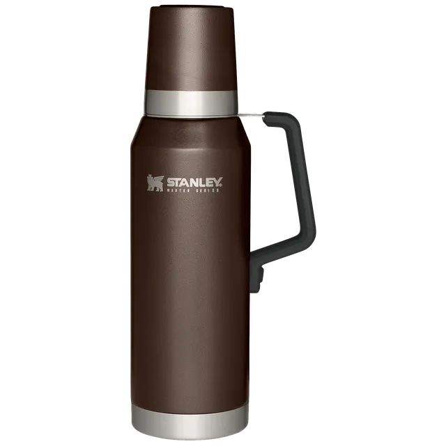 stanley-1913-master-unbreakable-thermal-bottle-1-4-qt-heavy-gauge-stainless-stee image 1