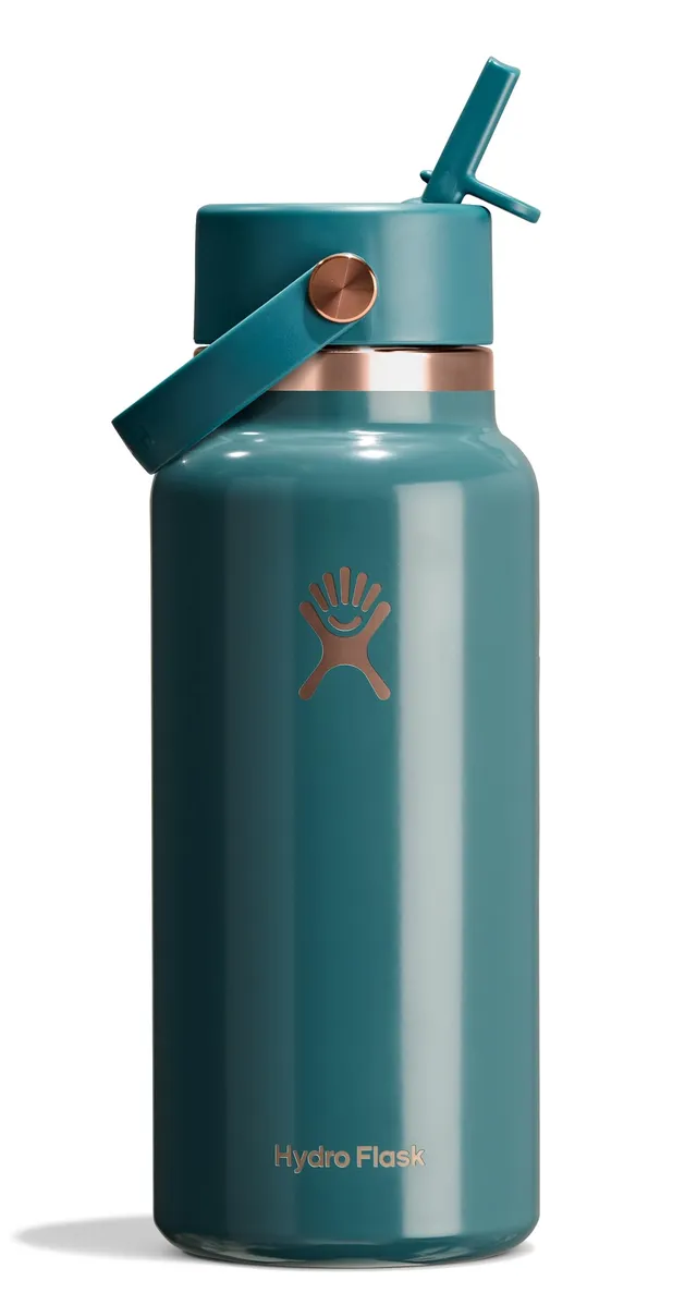 hydro-flask-32-oz-wide-mouth-insulated-stainless-steel-water-bottle-with-flex-st image 1