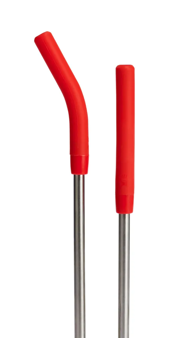 hydro-flask-stainless-steel-straw-set-goji-2-collapsible-reusable-straws-with-cl image 1
