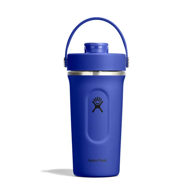 hydro-flask-24-oz-insulated-stainless-steel-shaker-bottle-capri-blue-leakproof-f image 1