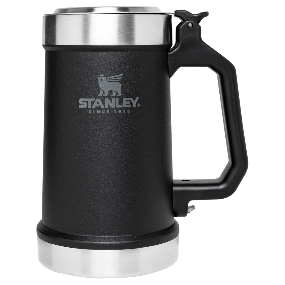 stanley-1913-classic-bottle-opener-beer-stein-24-oz-insulated-stainless-steel-st image 1