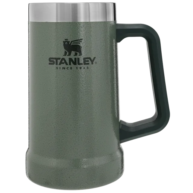 stanley-1913-adventure-big-grip-beer-stein-24-oz-stainless-steel-insulated-beer- image 1