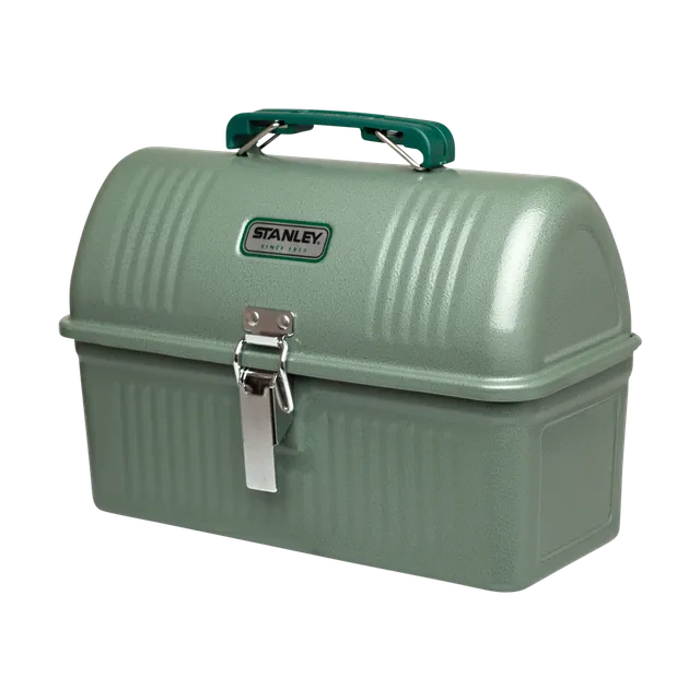 stanley-1913-classic-lunch-box-5-5-qt-insulated-metal-lunch-box-with-bottle-hold image 1