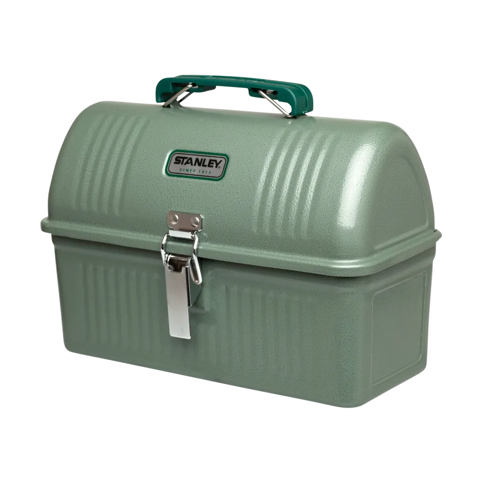 stanley-1913-classic-lunch-box-5-5-qt-insulated-metal-lunch-box-with-bottle-hold image 1