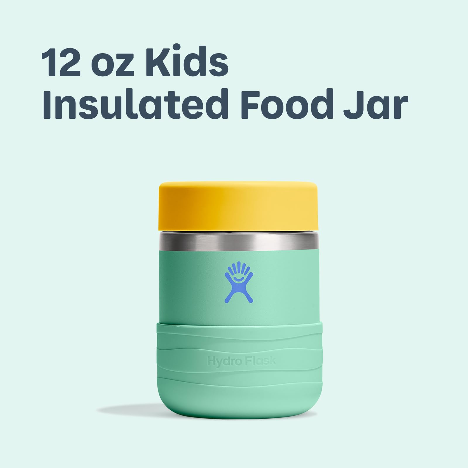 hydro-flask-12-oz-kids-insulated-food-jar-in-seedling-green-leakproof-stainless- image 4