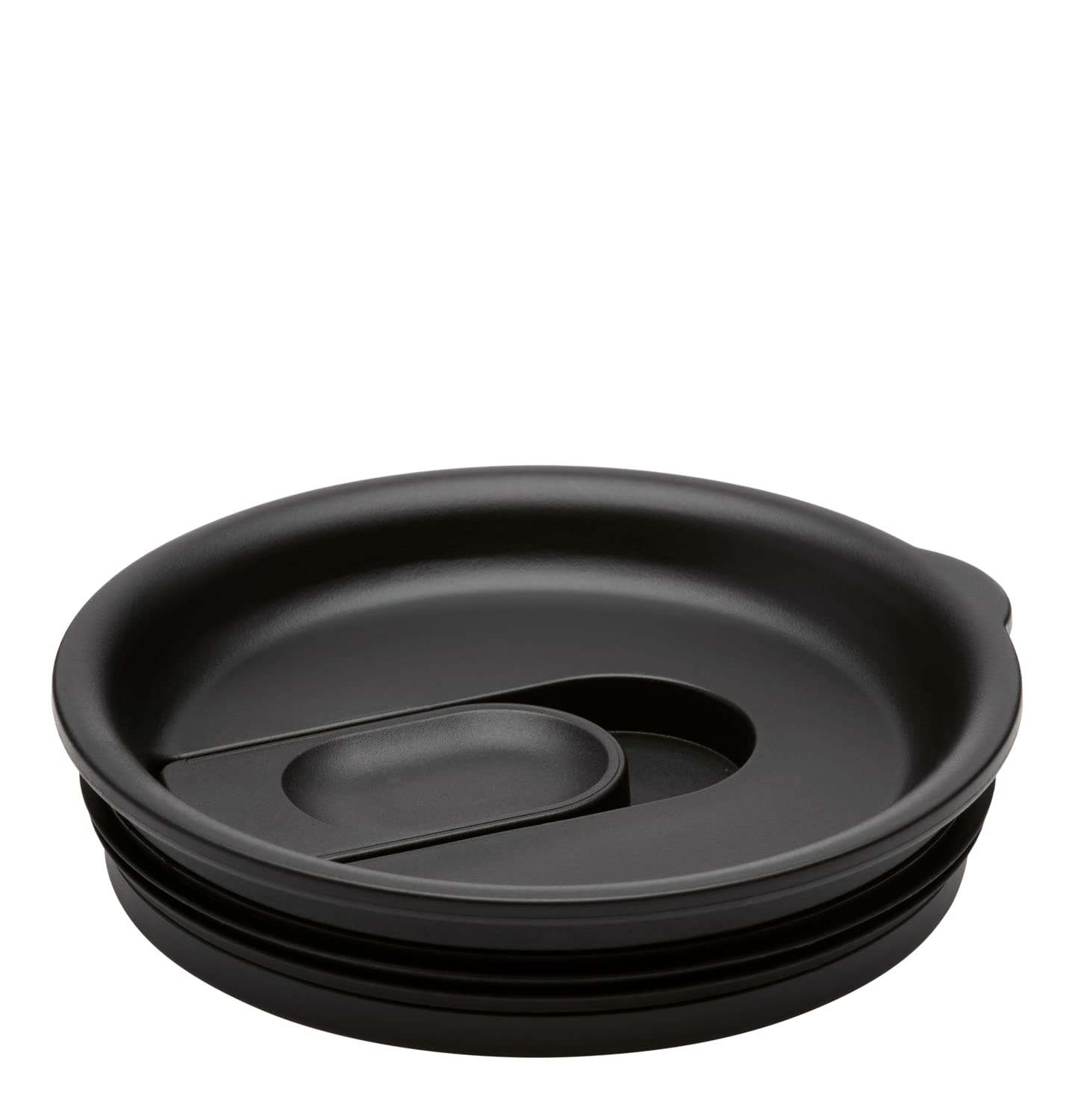 hydro-flask-medium-closeable-press-in-lid-black-leak-resistant-sliding-lid-for-1 image 1