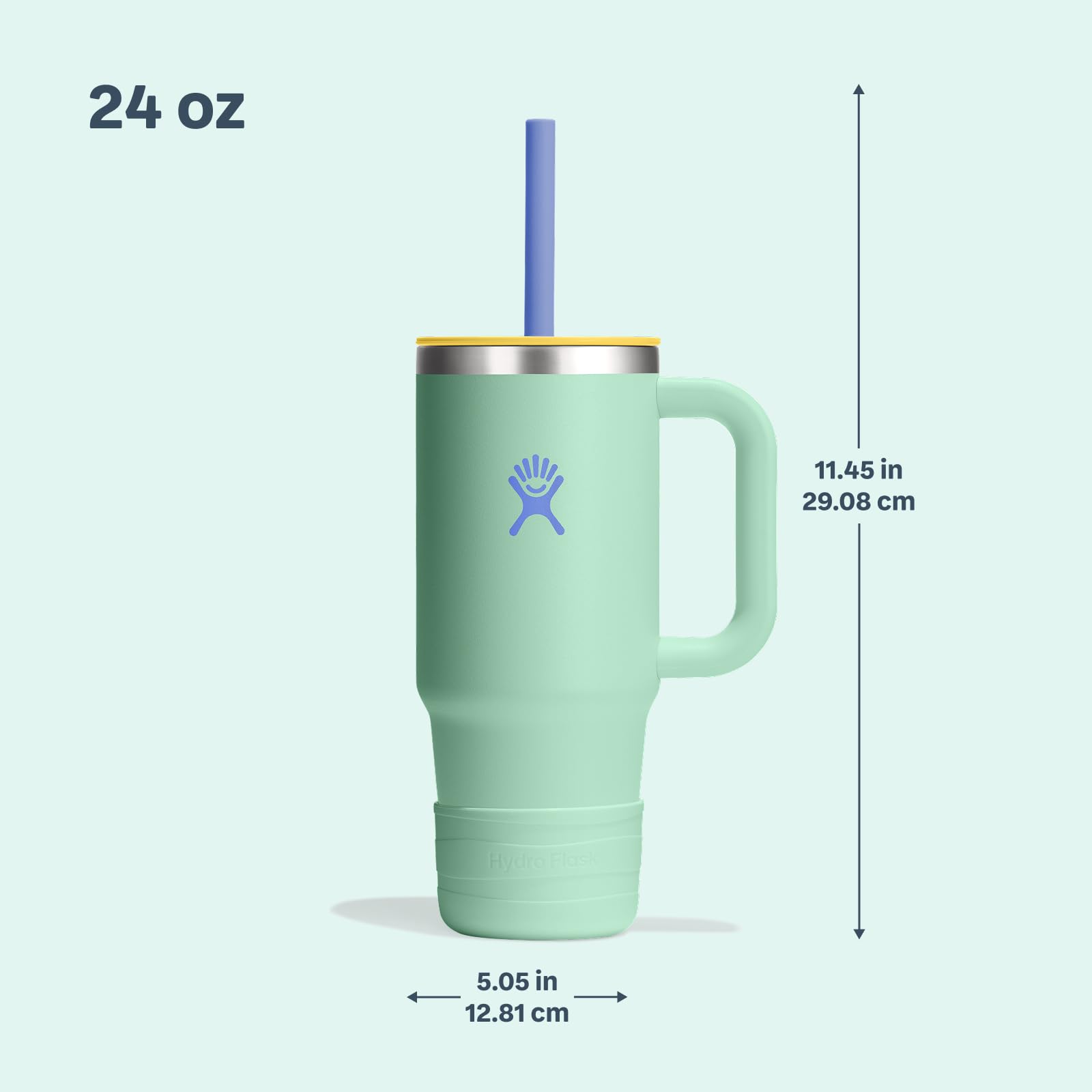 hydro-flask-kids-24-oz-travel-tumbler-with-handle-straw-lid-and-boot-insulated-s image 2