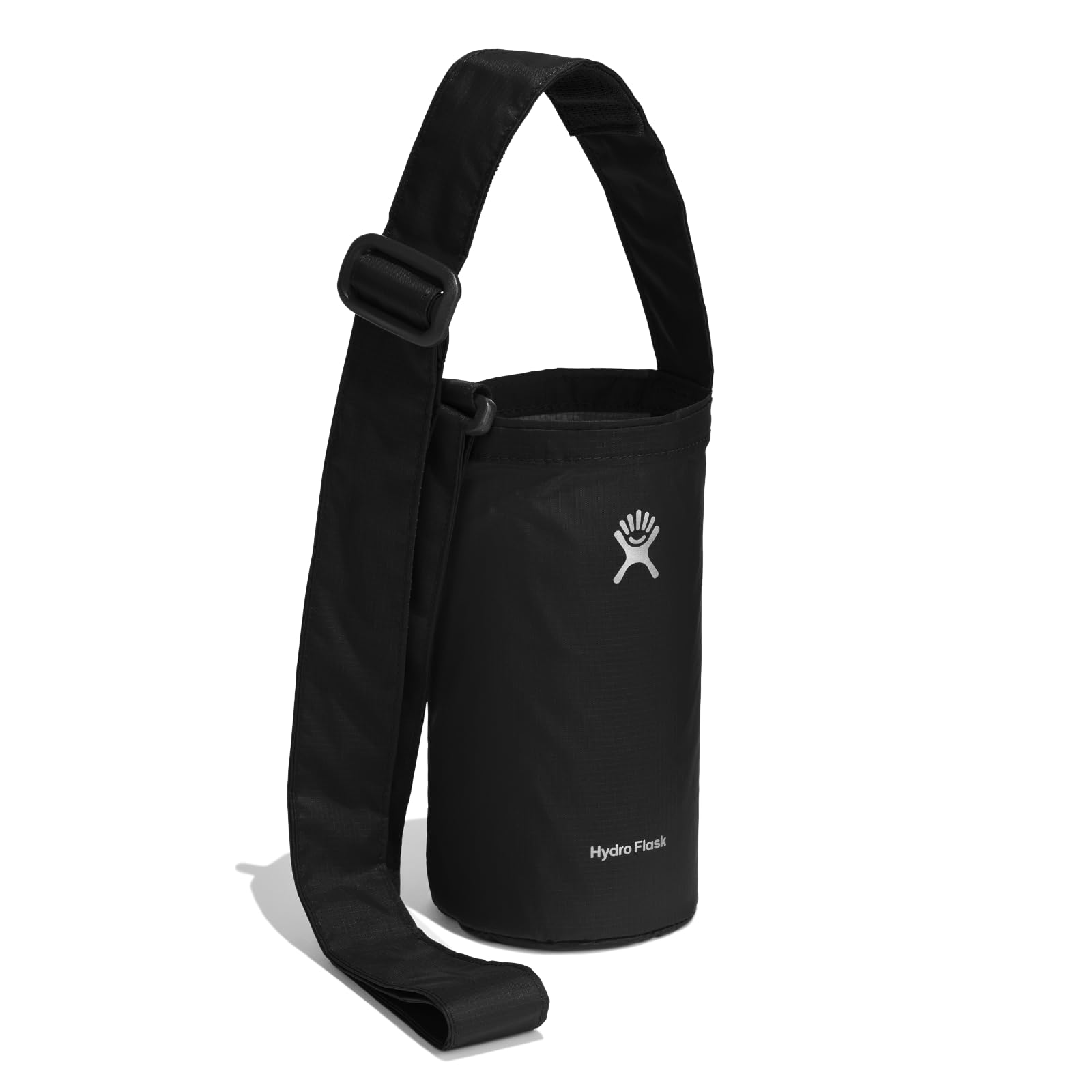 hydro-flask-packable-bottle-sling-medium-black-adjustable-hands-free-bottle-bag- image 2