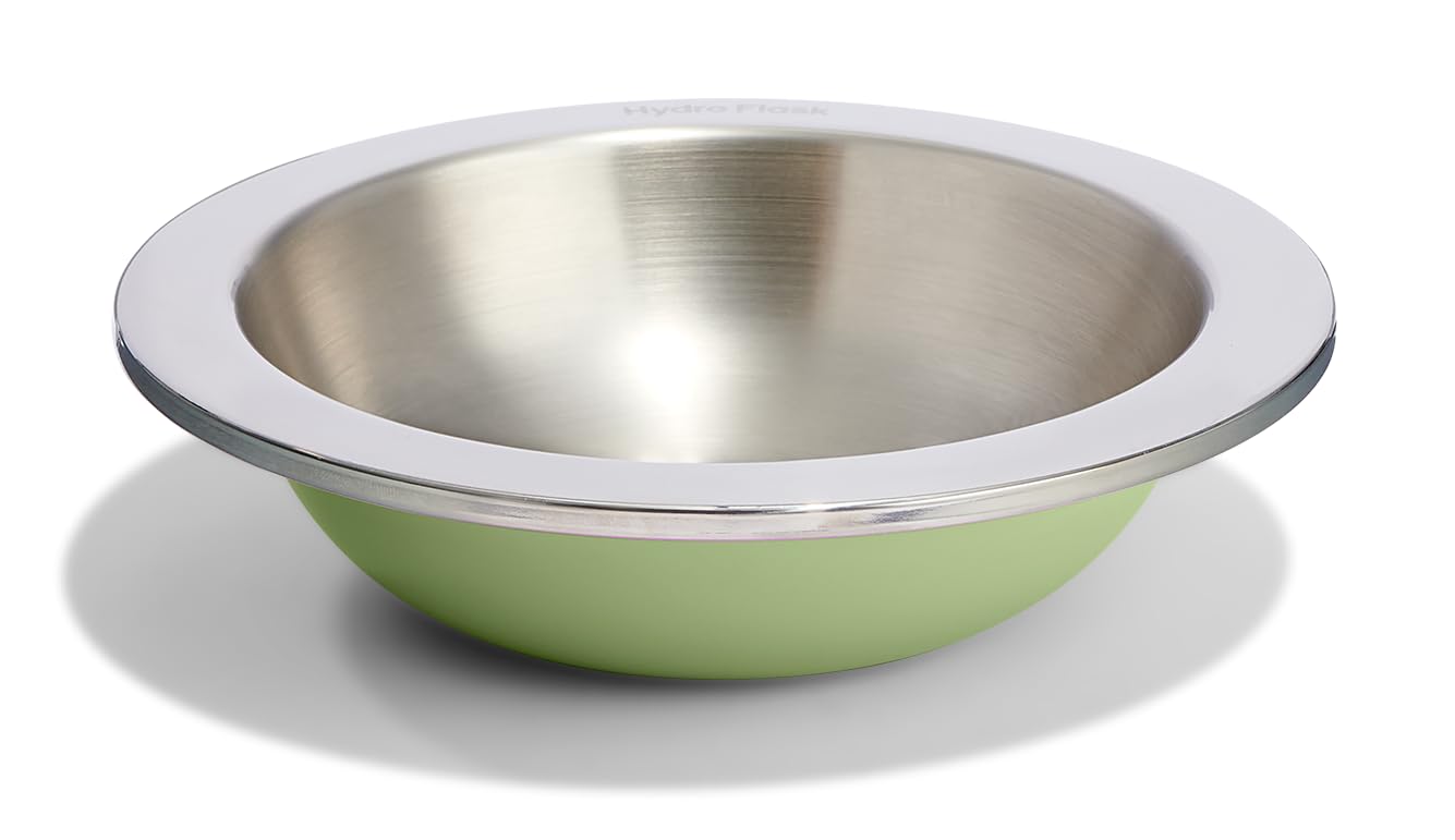 hydro-flask-kids-9-6-oz-stainless-steel-dinner-bowl-seedling-green-dishwasher-sa image 2