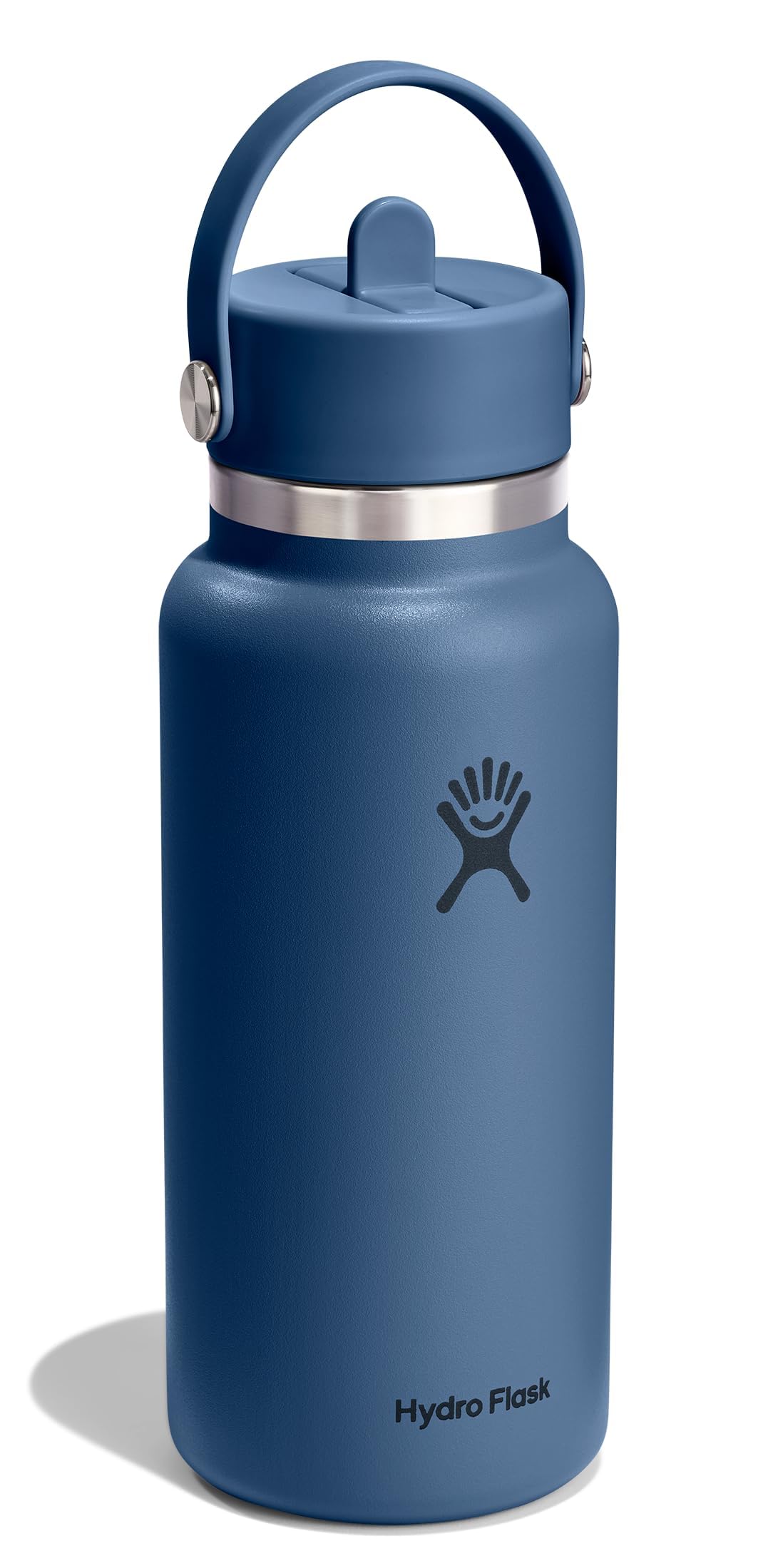 hydro-flask-32-oz-wide-mouth-insulated-water-bottle-with-flex-straw-cap-harbor-b image 2