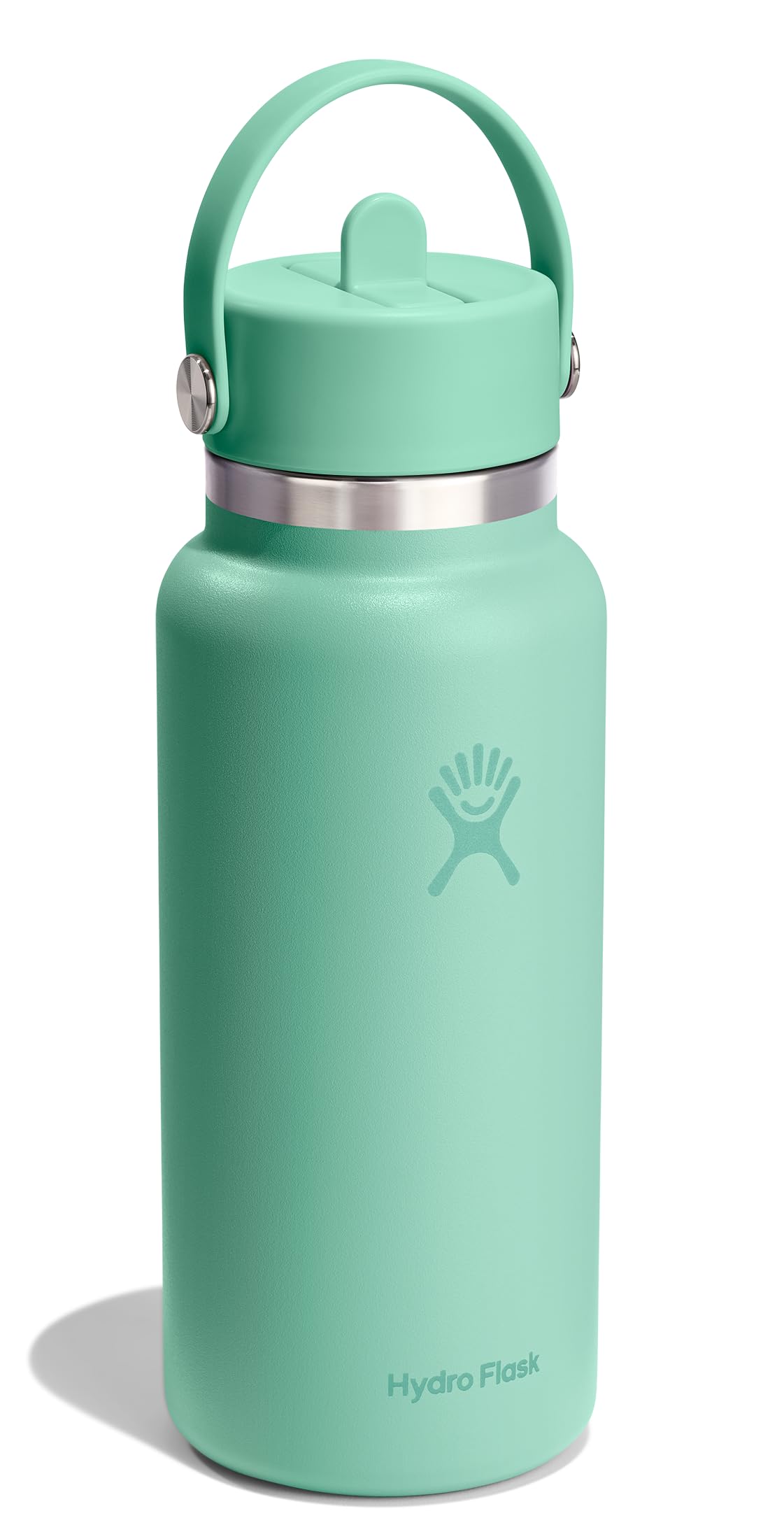 hydro-flask-32-oz-wide-mouth-insulated-water-bottle-with-flex-straw-cap-mermaid- image 2