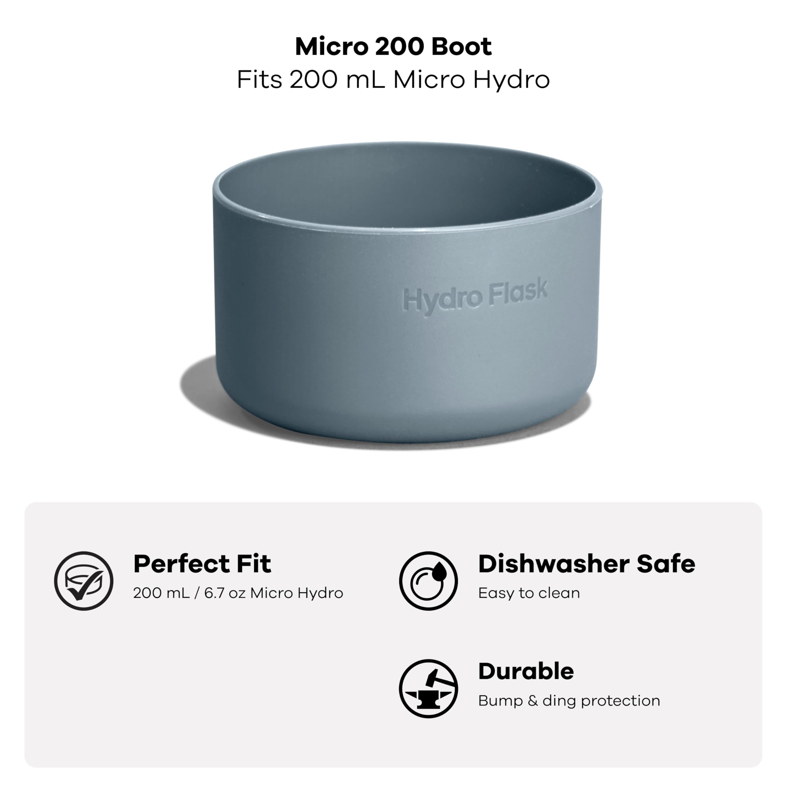 hydro-flask-micro-200-boot-silicone-bottom-protector-sleeve-for-6-7-oz-micro-bot image 4