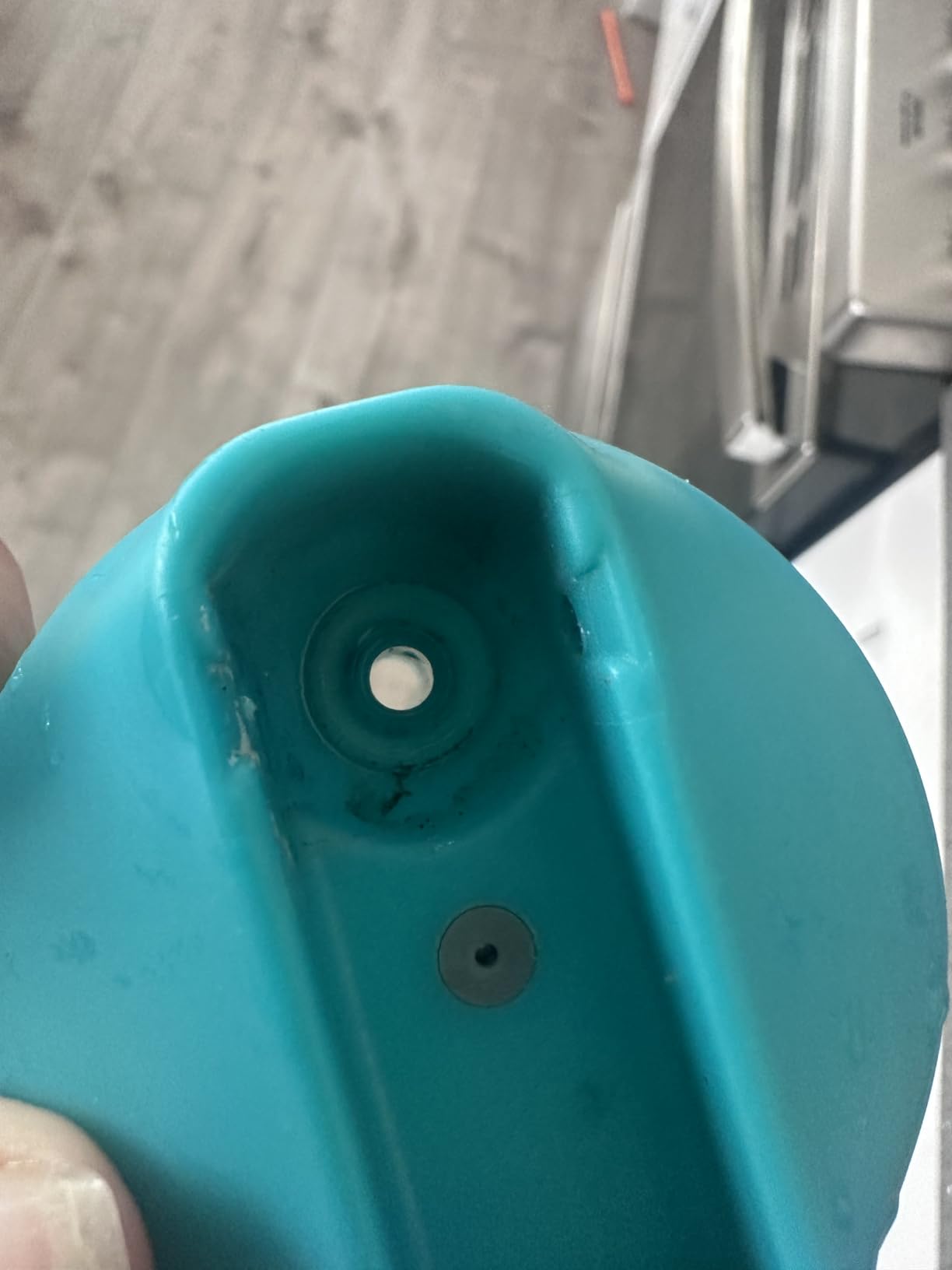 Straw lid leaked in the backpack