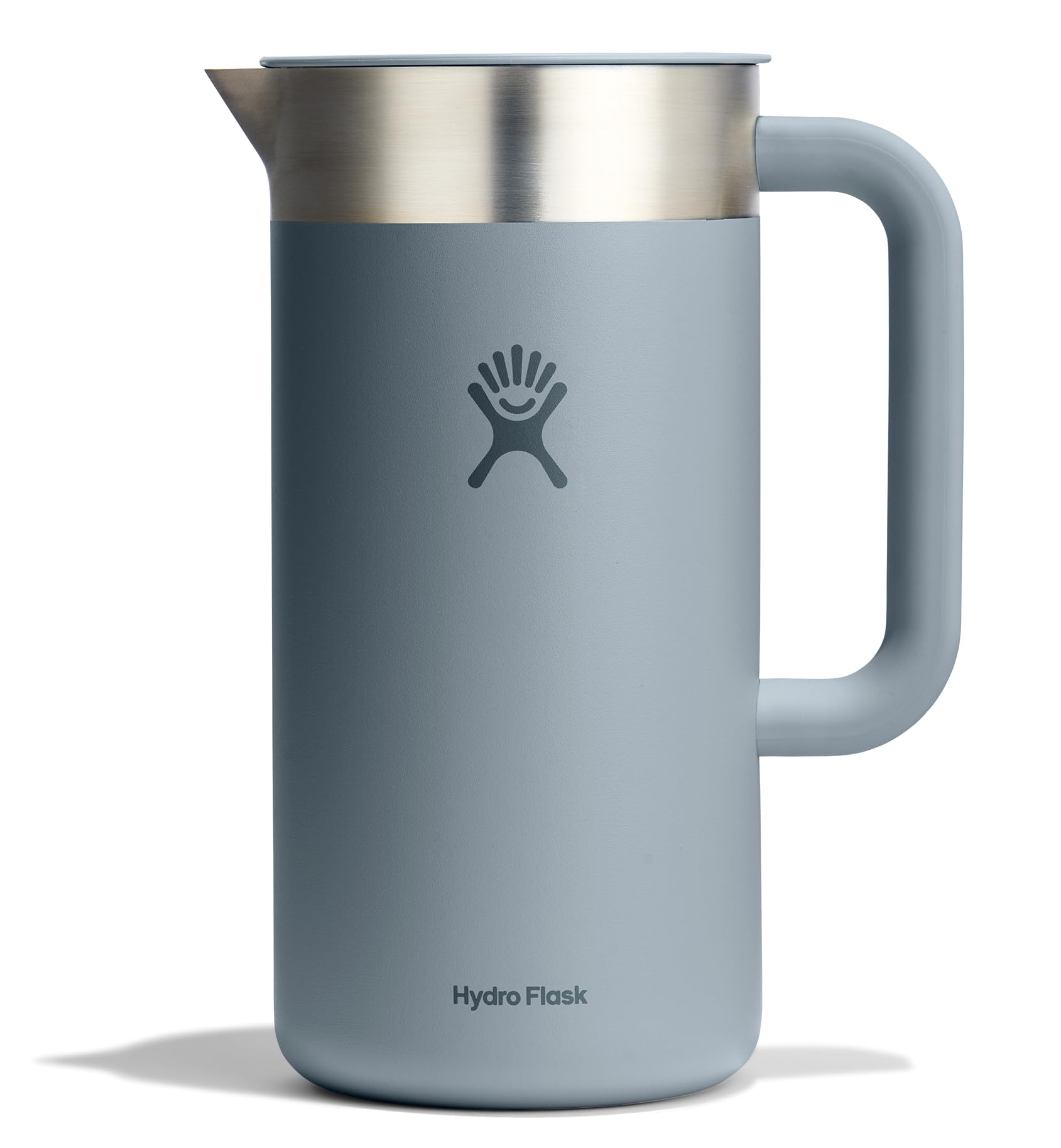 hydro-flask-outdoor-insulated-pitcher-51-oz-with-strainer-lid-shale-gray-stainle image 1