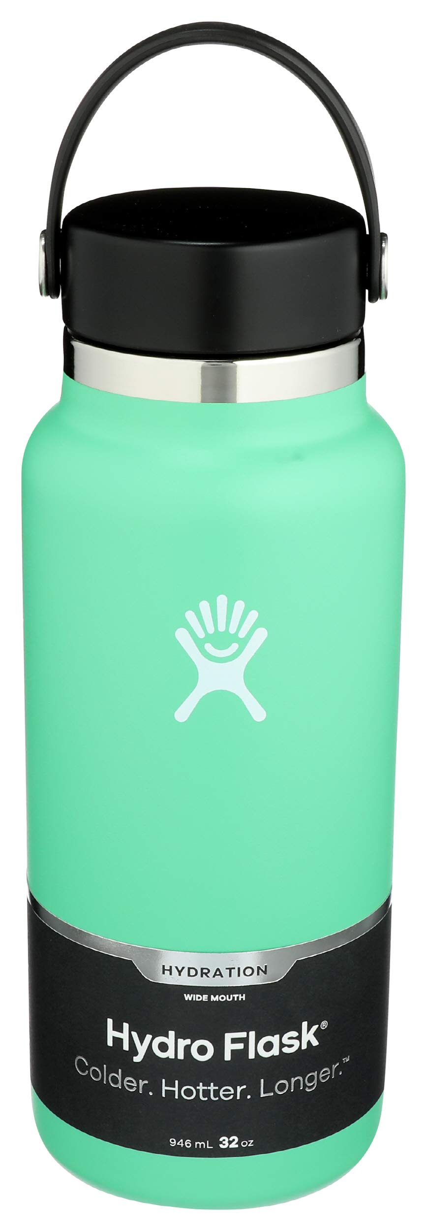 hydro-flask-wide-mouth-2-0-flex-cap-bottle-32-oz-spearmint-vacuum-insulated-stai image 1