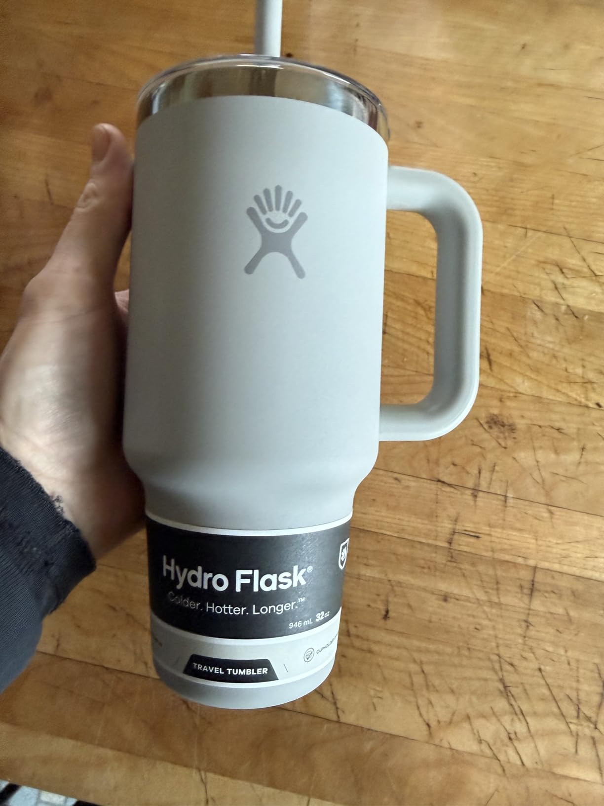 Great tumbler, straw takes getting used to