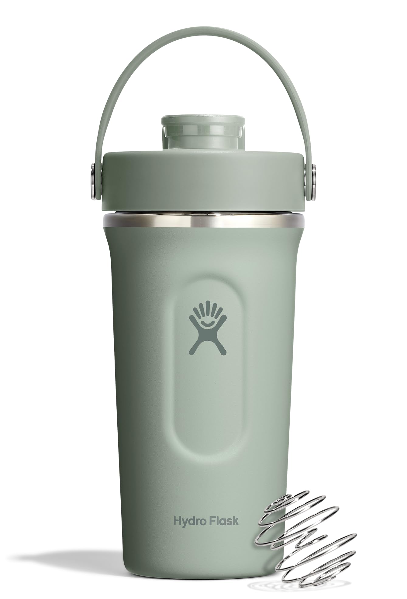 hydro-flask-24-oz-insulated-shaker-bottle-stainless-steel-gym-bottle-with-whisk- image 1