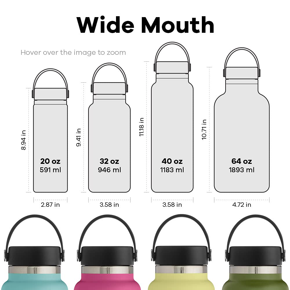 hydro-flask-wide-mouth-flex-cap-bottle-20-oz-vacuum-insulated-stainless-steel-wa image 3