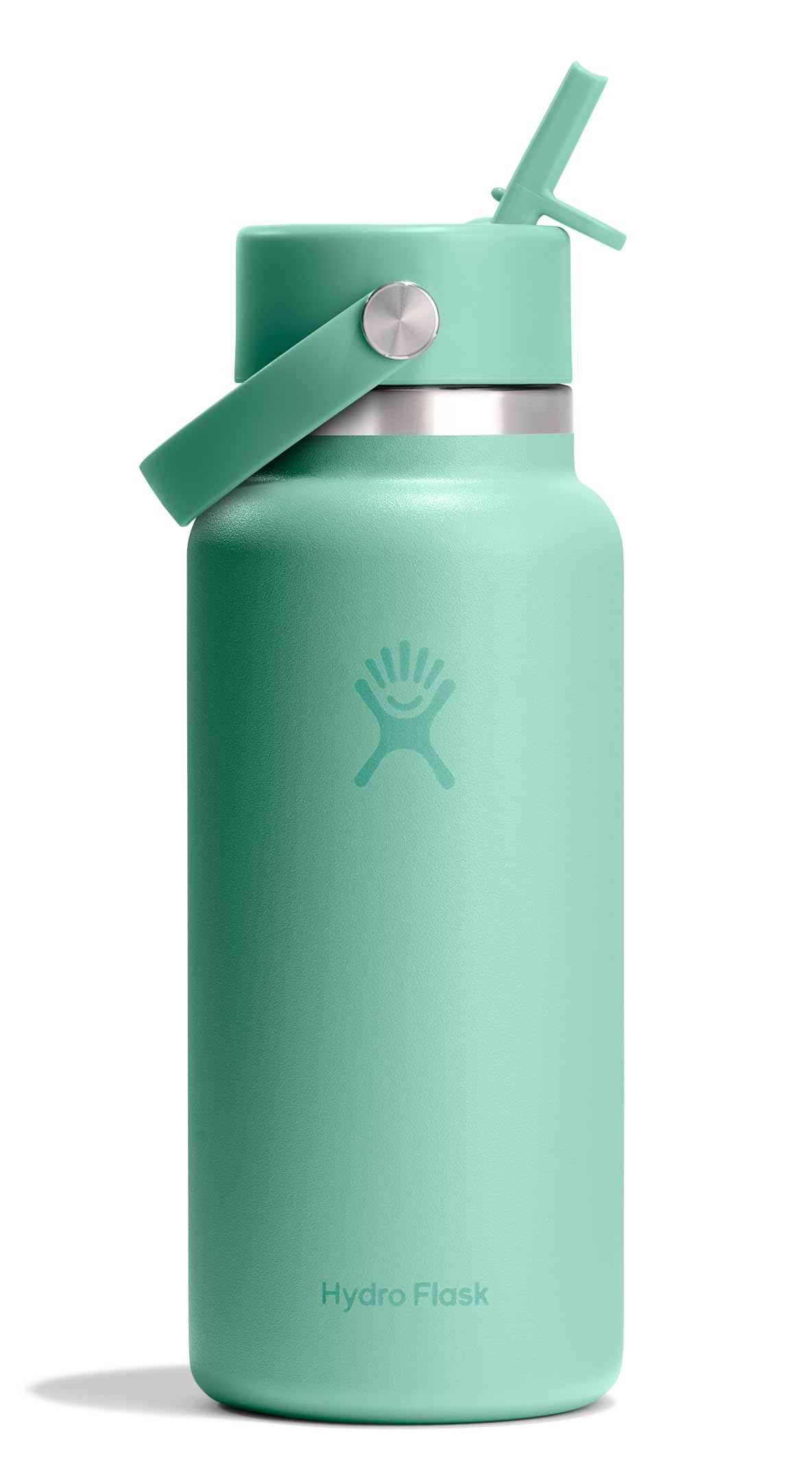 hydro-flask-32-oz-wide-mouth-insulated-water-bottle-with-flex-straw-cap-mermaid- image 1