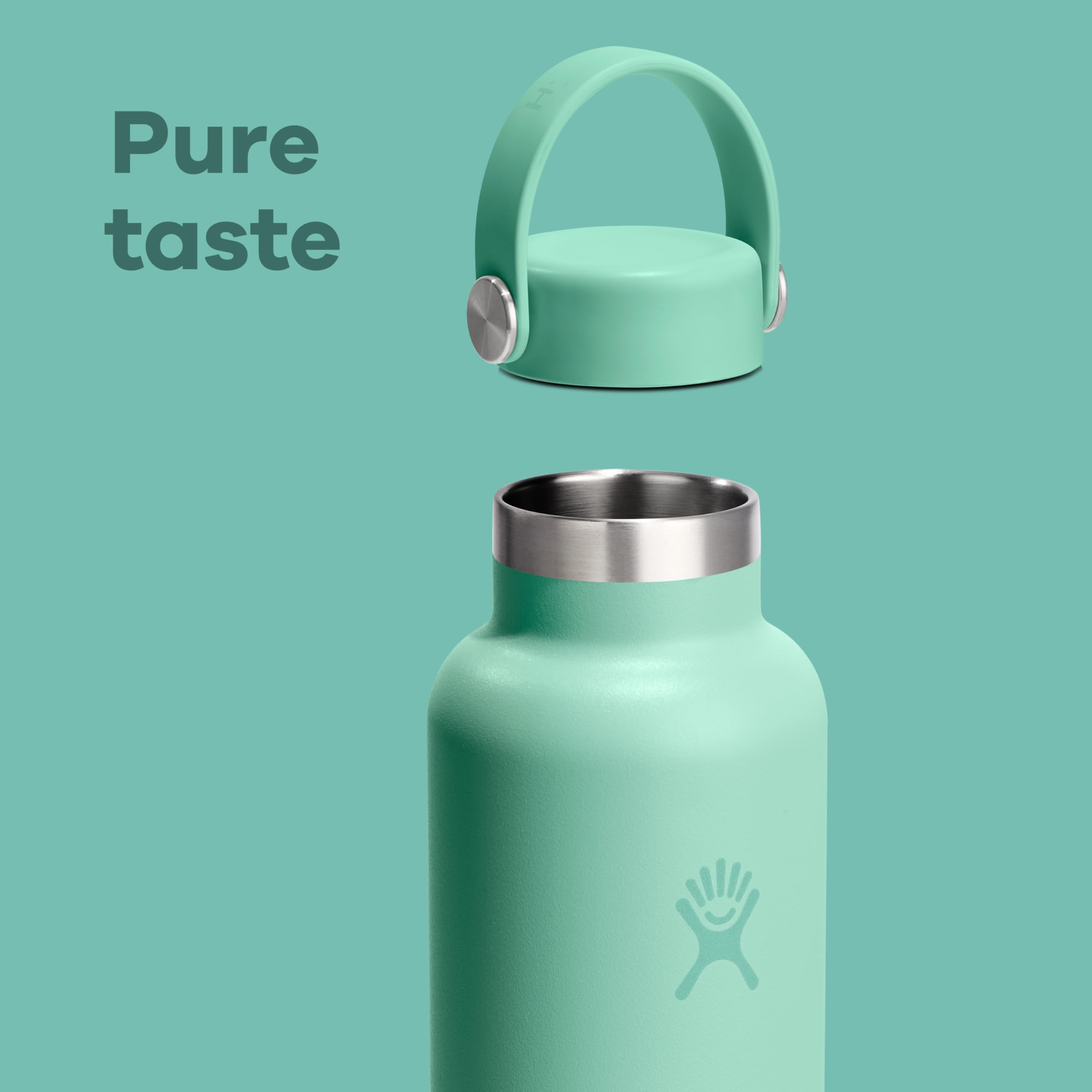 hydro-flask-24-oz-standard-mouth-insulated-stainless-steel-water-bottle-with-lea image 7