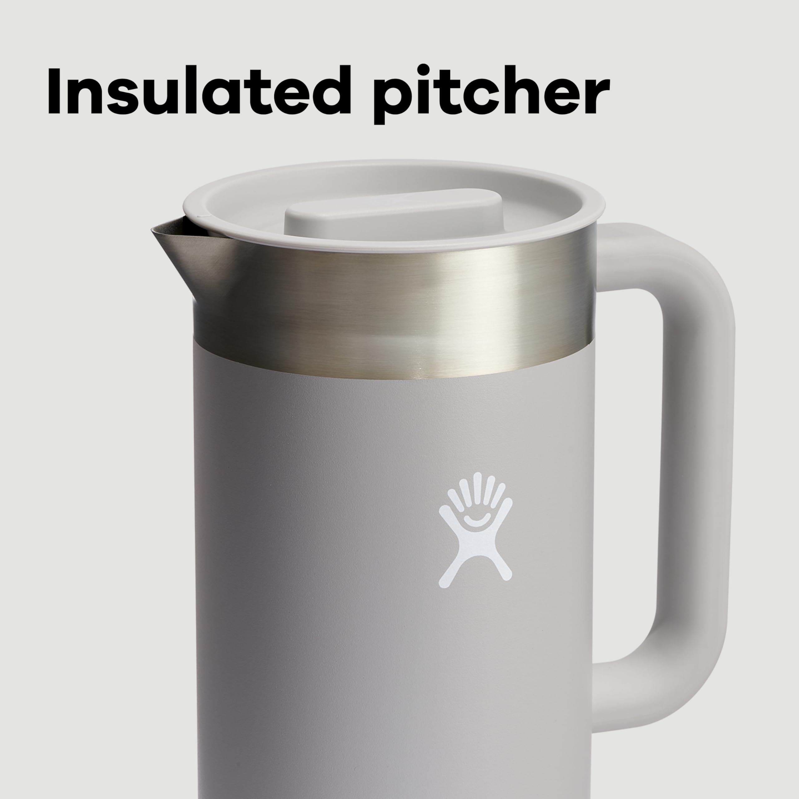 hydro-flask-outdoor-insulated-pitcher-51-oz-with-strainer-lid-shale-gray-stainle image 4