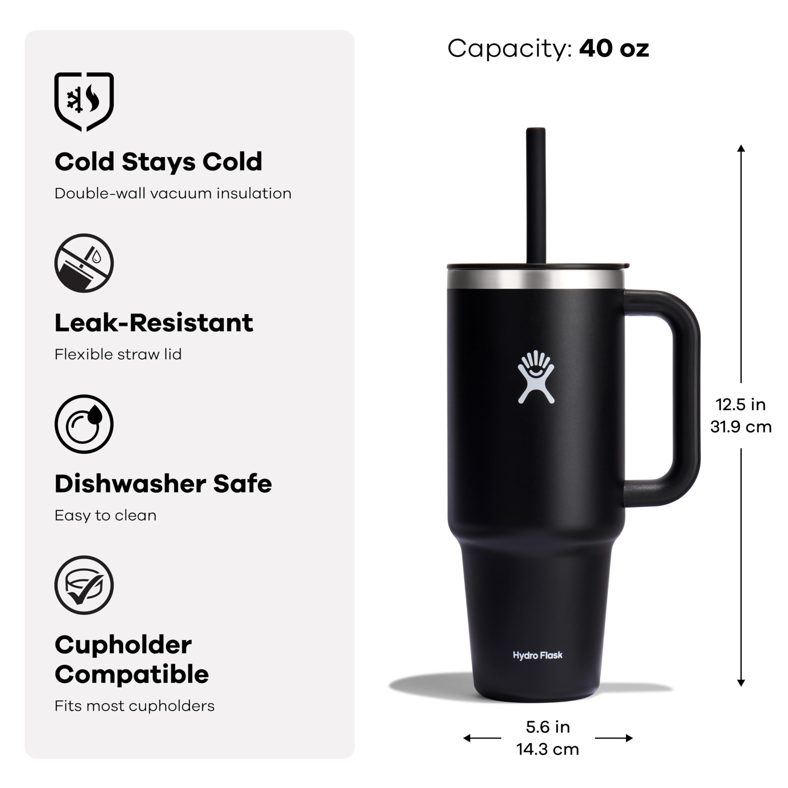 hydro-flask-40-oz-travel-tumbler-with-handle-lid-and-straw-glimmer-cream-insulat image 7