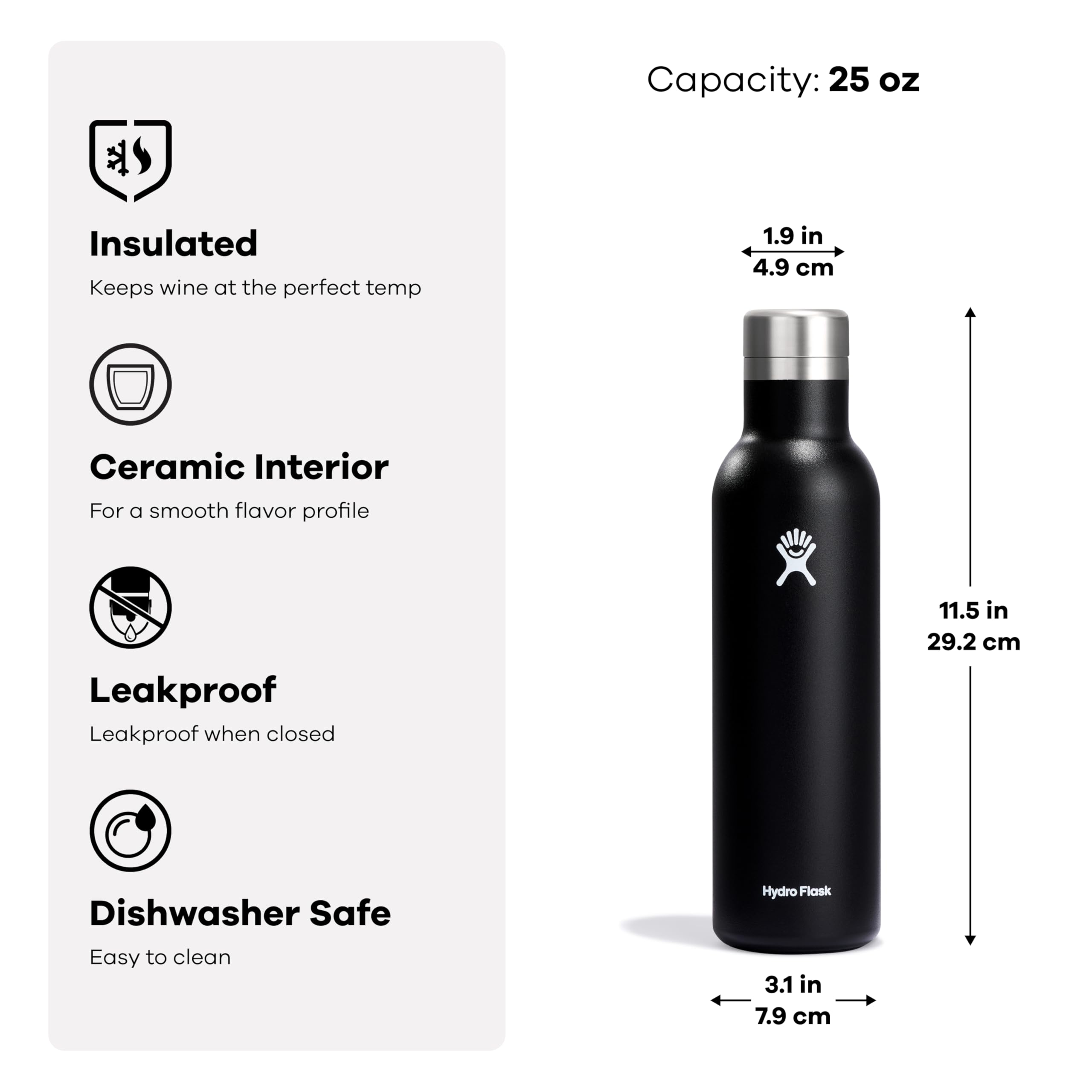 hydro-flask-25-oz-ceramic-wine-bottle-surf-insulated-stainless-steel-wine-bottle image 3
