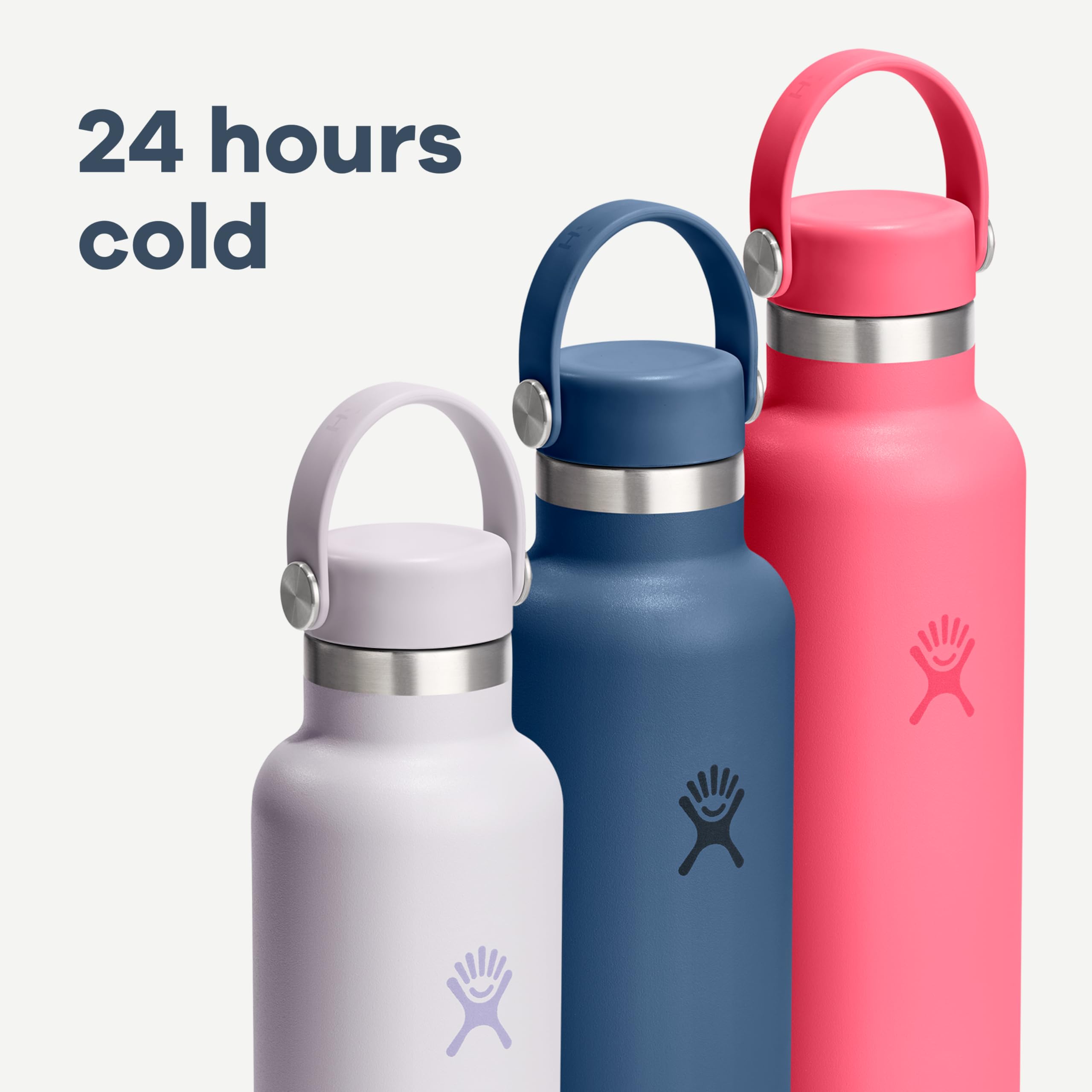 hydro-flask-24-oz-standard-mouth-insulated-stainless-steel-water-bottle-with-lea image 5