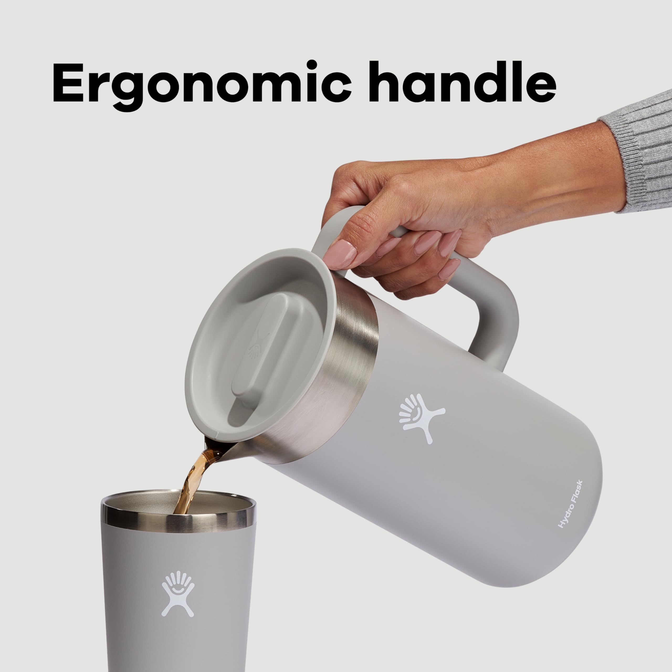 hydro-flask-outdoor-insulated-pitcher-51-oz-with-strainer-lid-shale-gray-stainle image 5