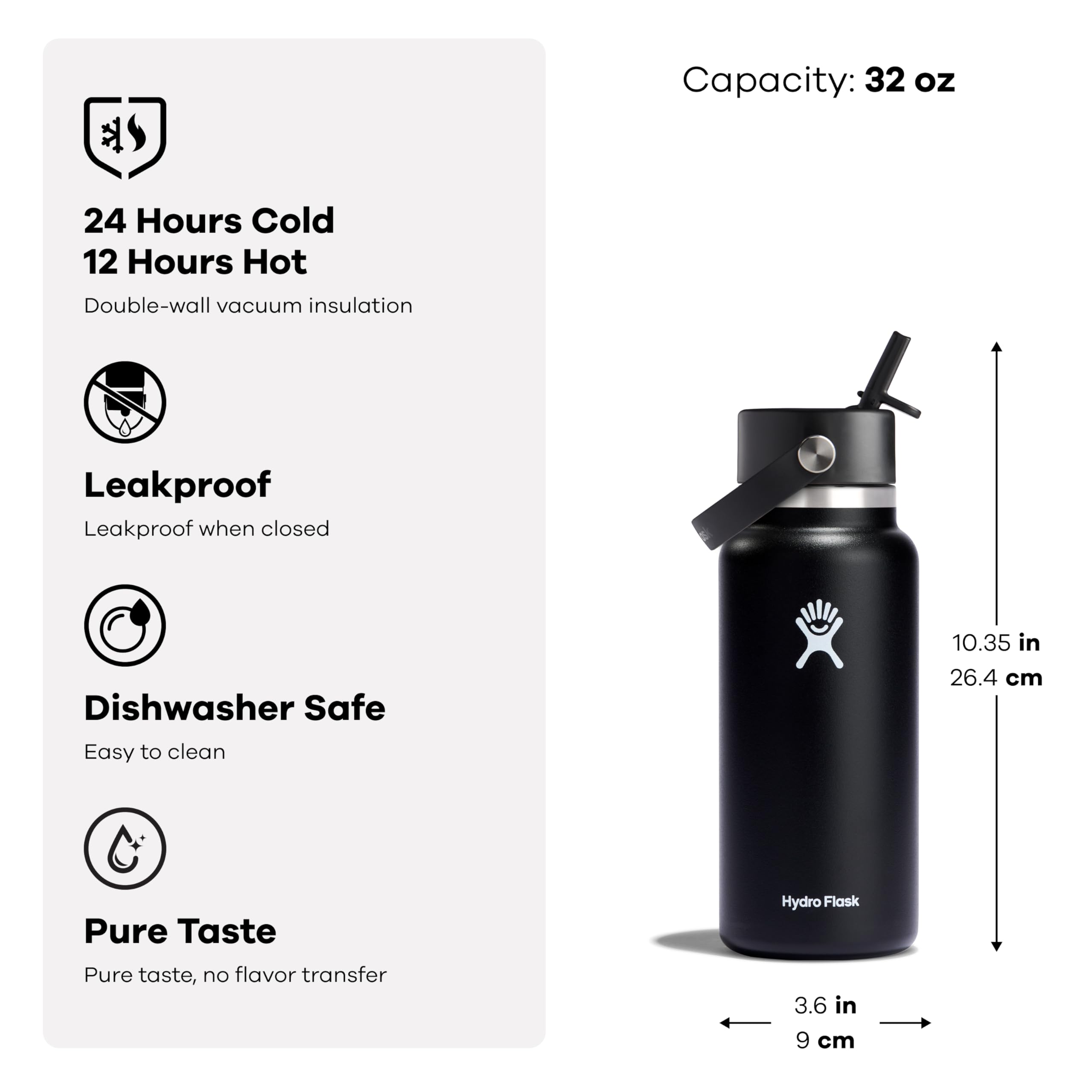 hydro-flask-32-oz-wide-mouth-insulated-stainless-steel-water-bottle-with-flex-st image 6