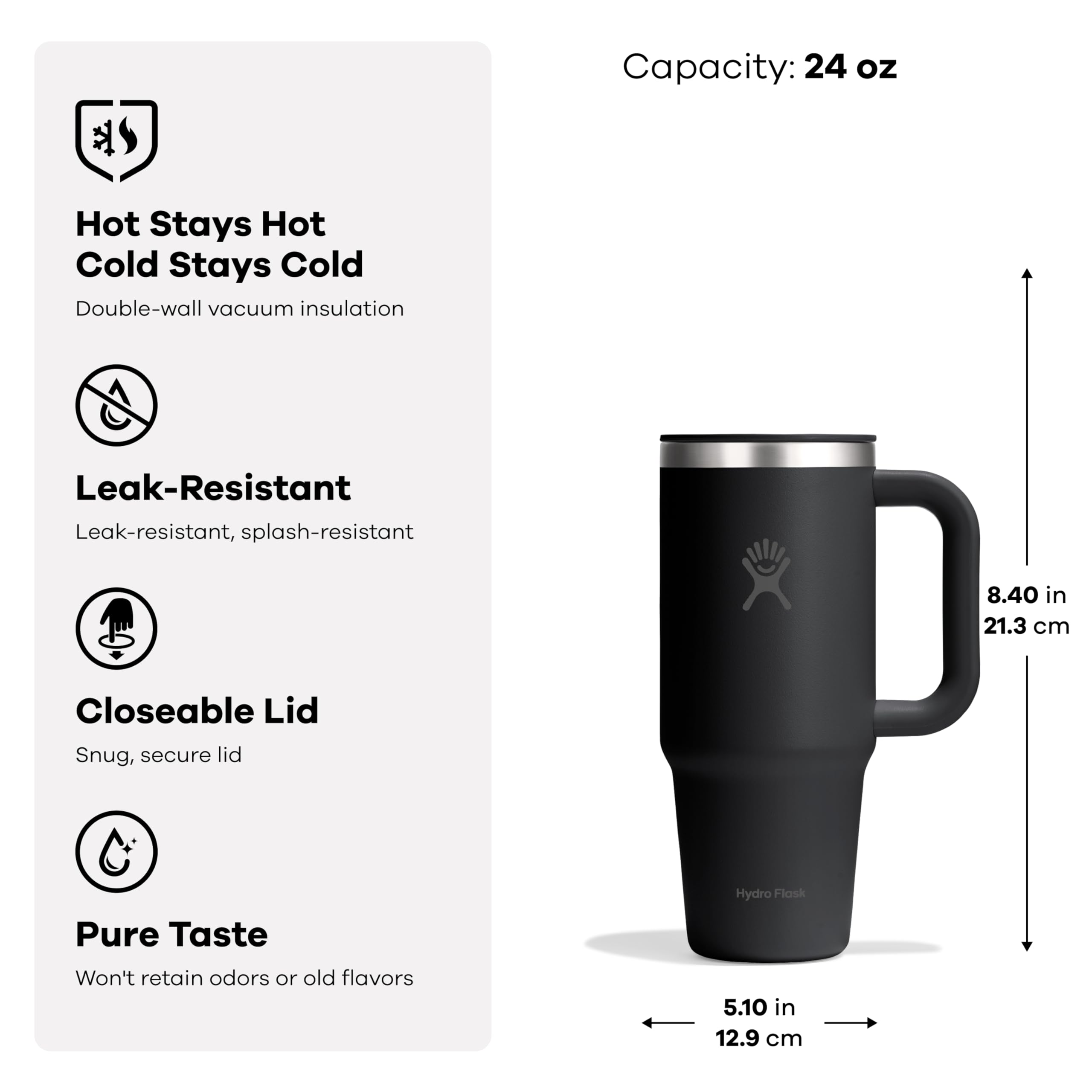 hydro-flask-24-oz-coffee-travel-tumbler-mug-capri-blue-insulated-stainless-steel image 3