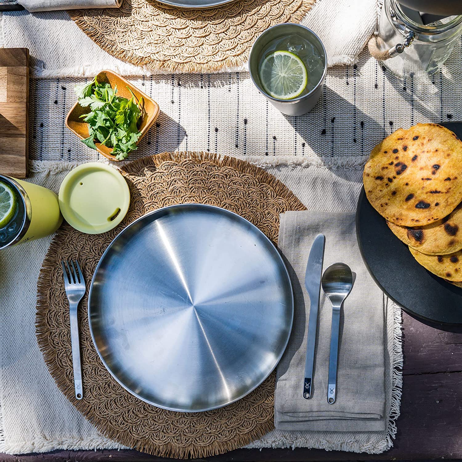 hydro-flask-serving-spoons-set-2-piece-slotted-solid-camping-dinnerware-serving- image 6