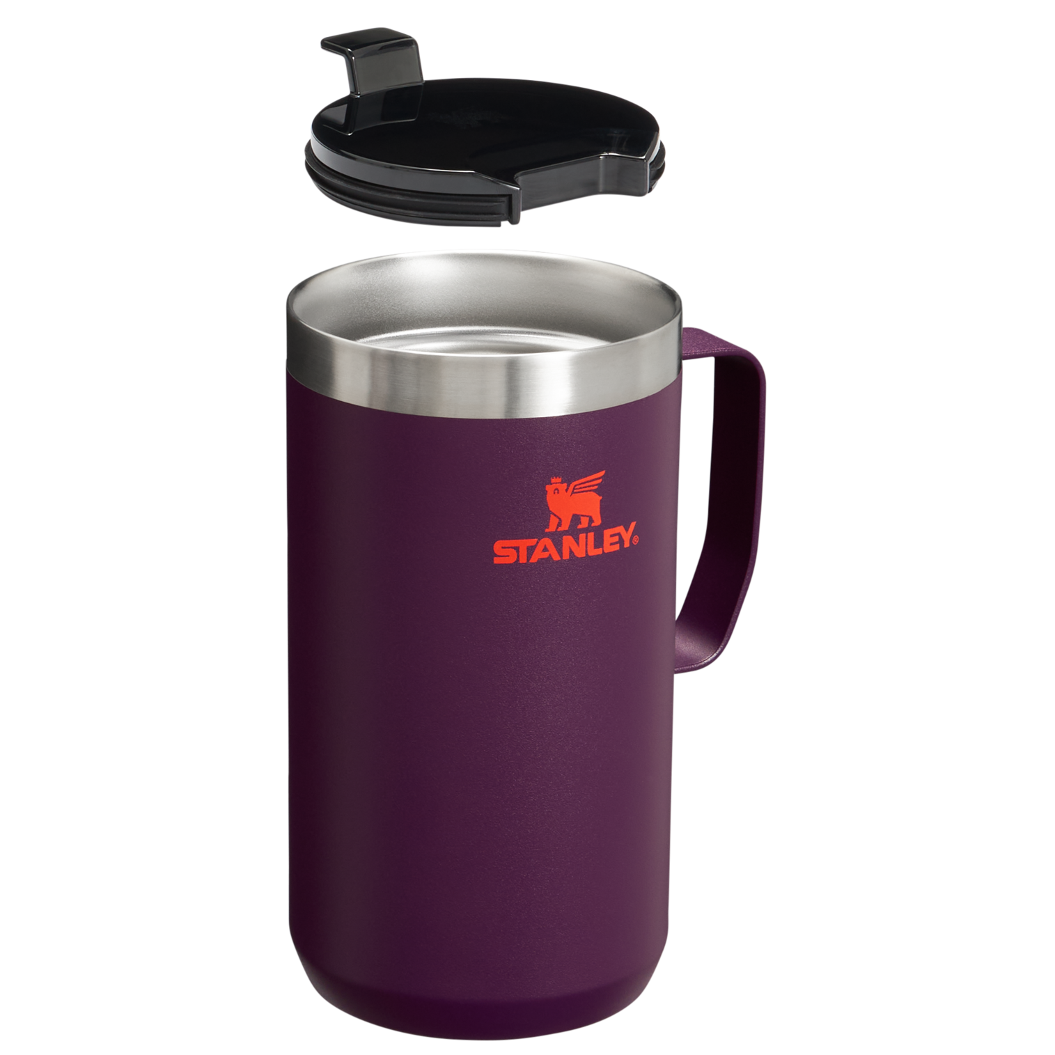 stanley-1913-stay-hot-camp-mug-24-oz-insulated-stainless-steel-camp-mug-with-han image 6