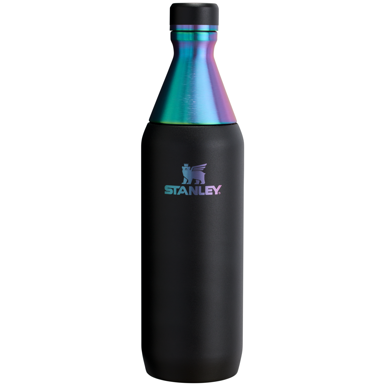 stanley-1913-the-black-chroma-all-day-slim-bottle-20-oz-iridescent-double-wall-v image 1