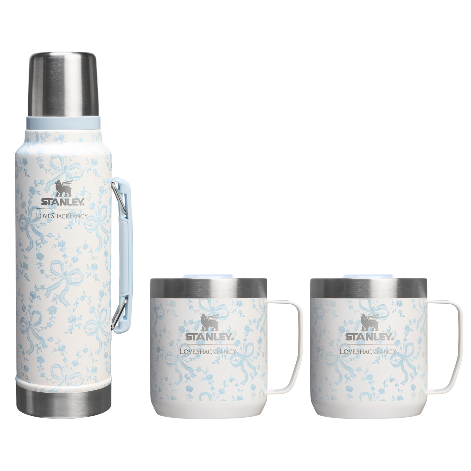 stanley-1913-x-loveshackfancy-holiday-the-everyday-cocoa-set-1-5-qt-classic-bott image 1