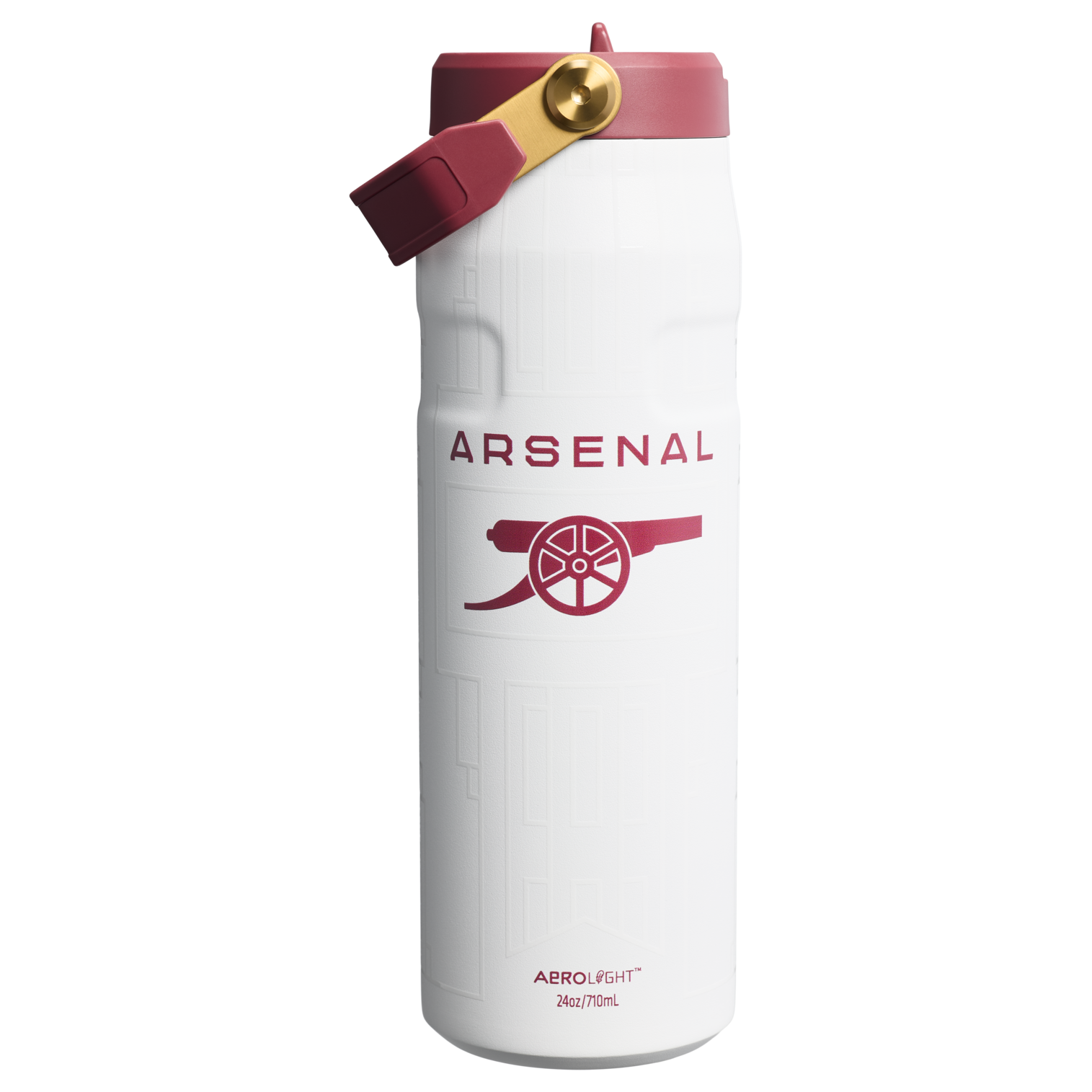 stanley-1913-x-arsenal-iceflow-bottle-flip-straw-2-0-24-oz-lightweight-leakproof image 2
