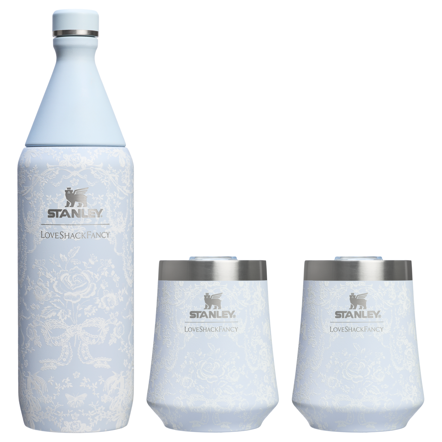 stanley-1913-x-loveshackfancy-holiday-reserve-all-day-wine-set-34-oz-slim-bottle image 1