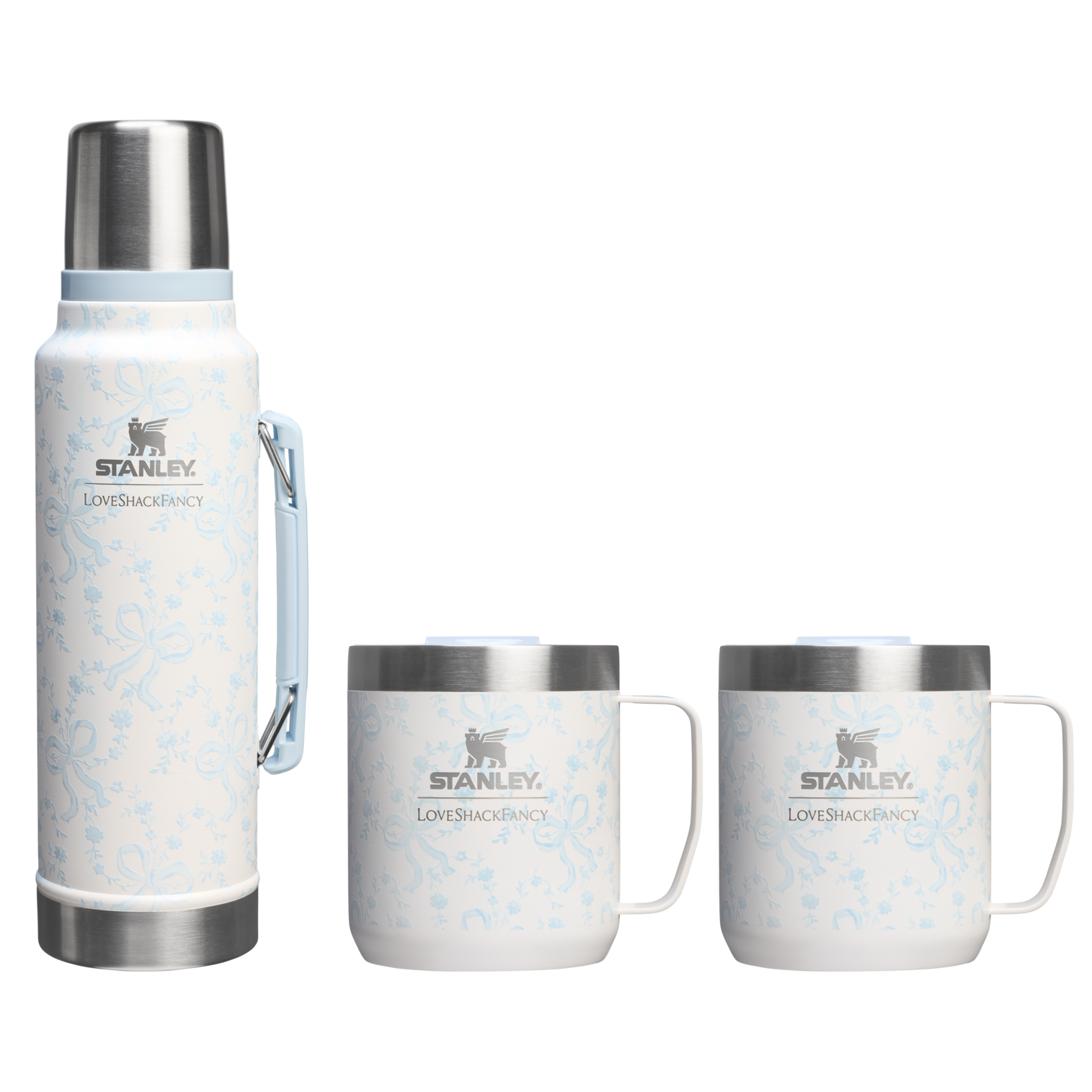 stanley-1913-x-loveshackfancy-holiday-the-everyday-cocoa-set-1-5-qt-classic-bott image 2