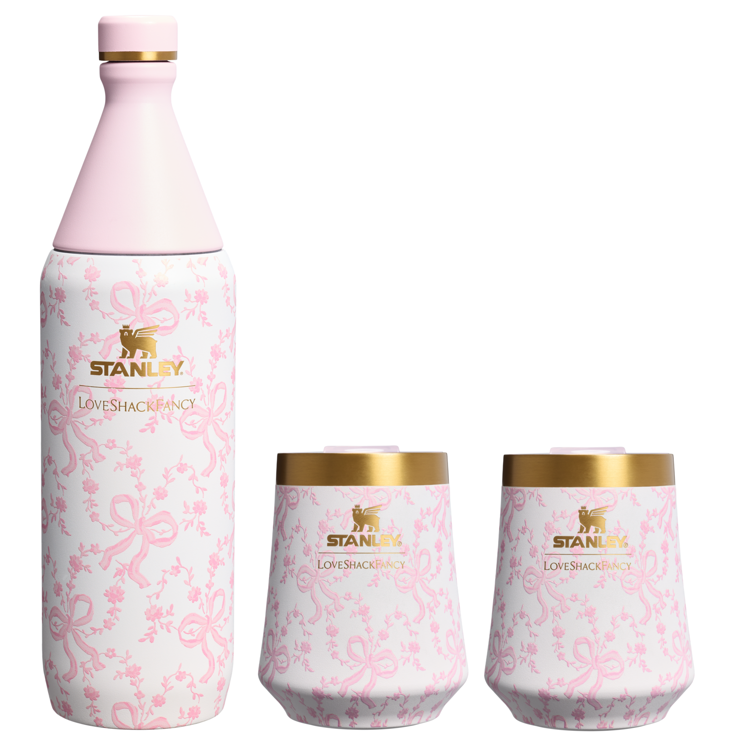 stanley-1913-x-loveshackfancy-holiday-reserve-all-day-wine-set-34-oz-slim-bottle image 2